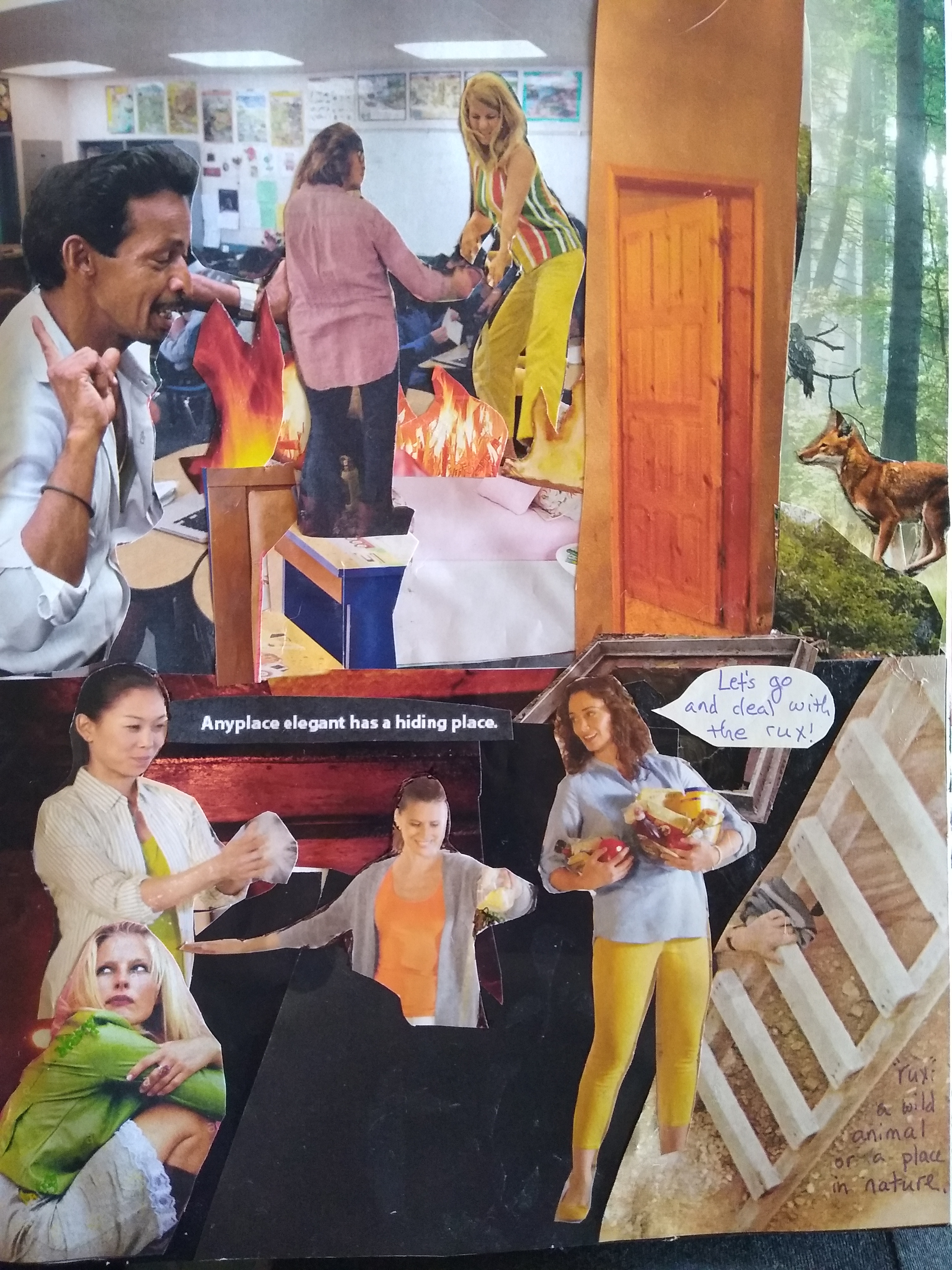 Hiding Place at Work